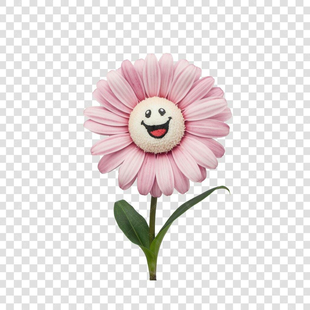 Post Instagram Flor Sorridente PNG com fundo transparente
