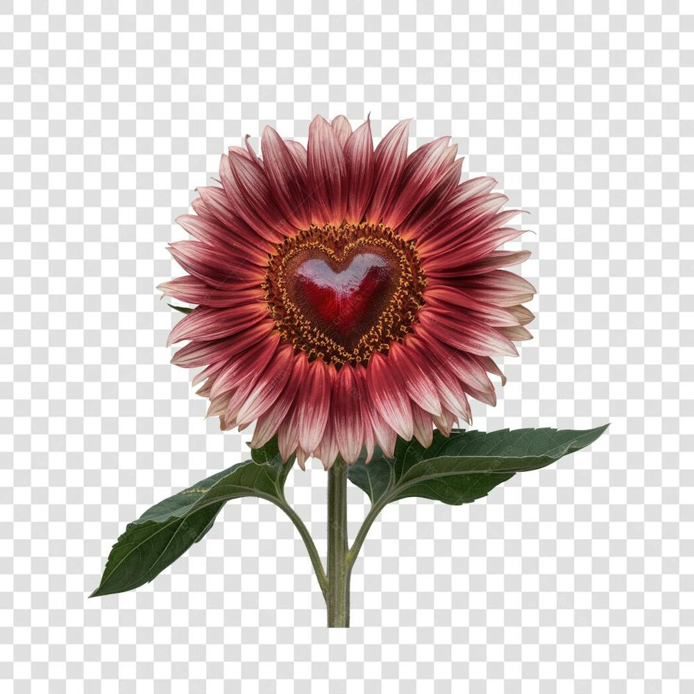 3D render FLORES ROSA VEMELHA COLORIDA AZUL FLOR elemento para composição ícone logo PSD png (134)