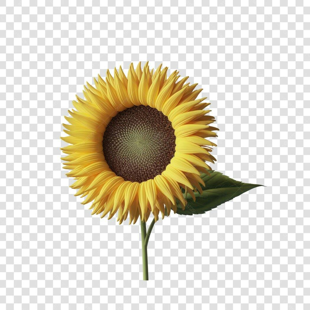 Imagem Girassol PNG com fundo transparente