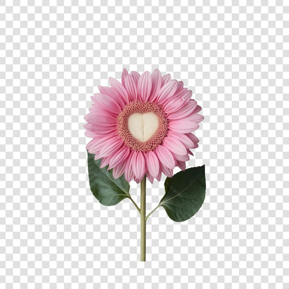 3D render FLORES ROSA VEMELHA COLORIDA AZUL FLOR elemento para composição ícone logo PSD png (149)