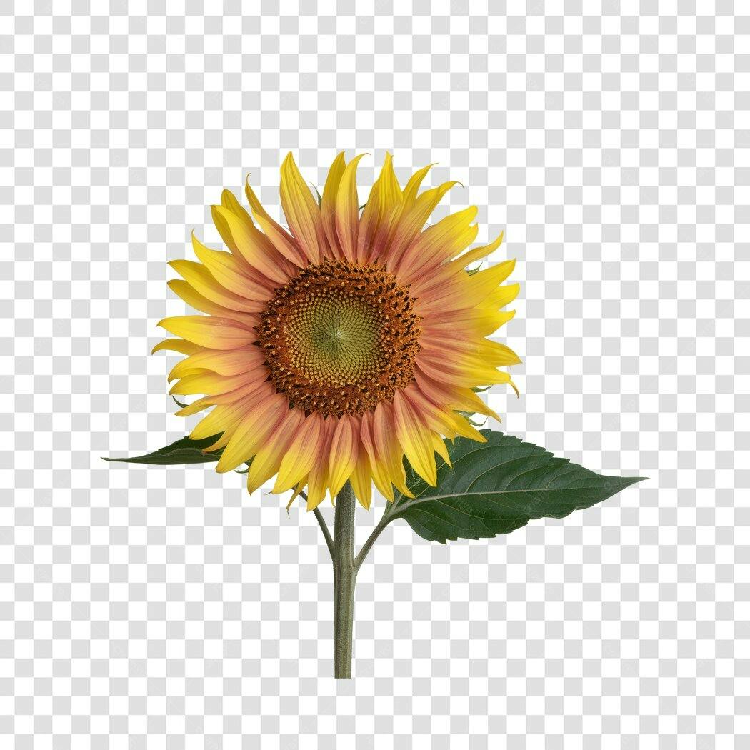 Post Instagram Girassol PNG com fundo transparente