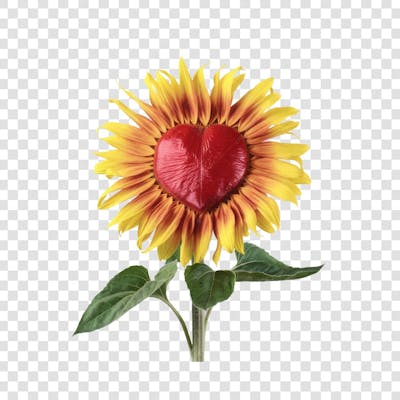 3D render FLORES ROSA VEMELHA COLORIDA AZUL FLOR elemento para composição ícone logo PSD png (121)