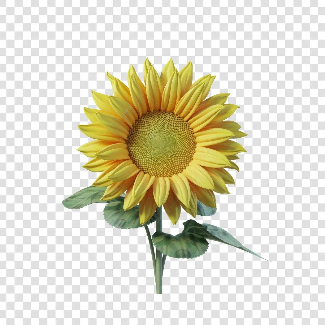 Imagem de Girassol PNG com fundo transparente