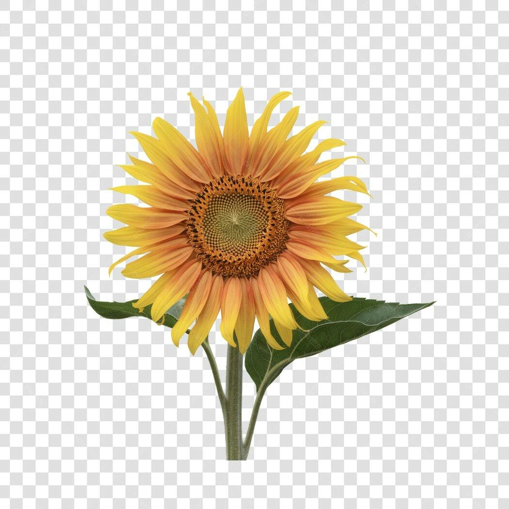 Imagem PNG Girassol com fundo transparente
