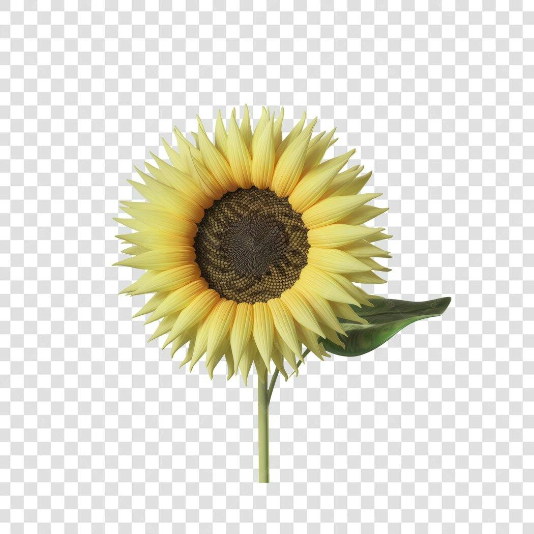PNG Girassol para Post Instagram com fundo transparente