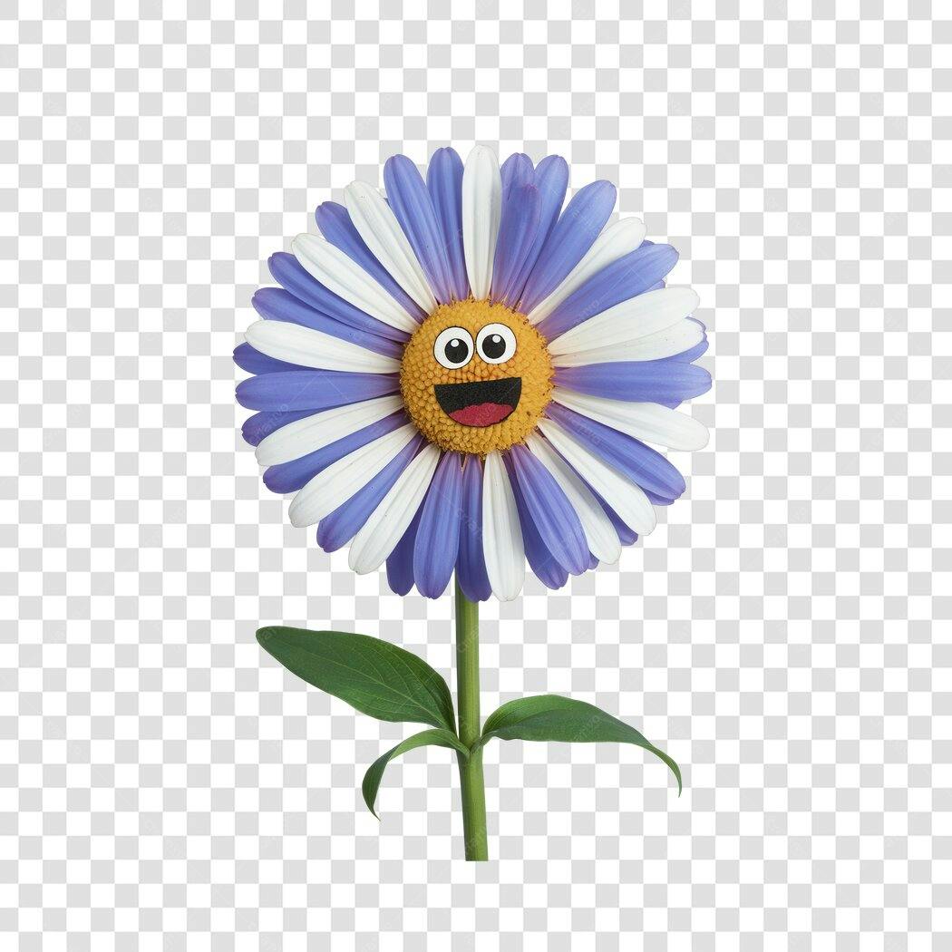 Post Instagram Flor Sorridente PNG com fundo transparente