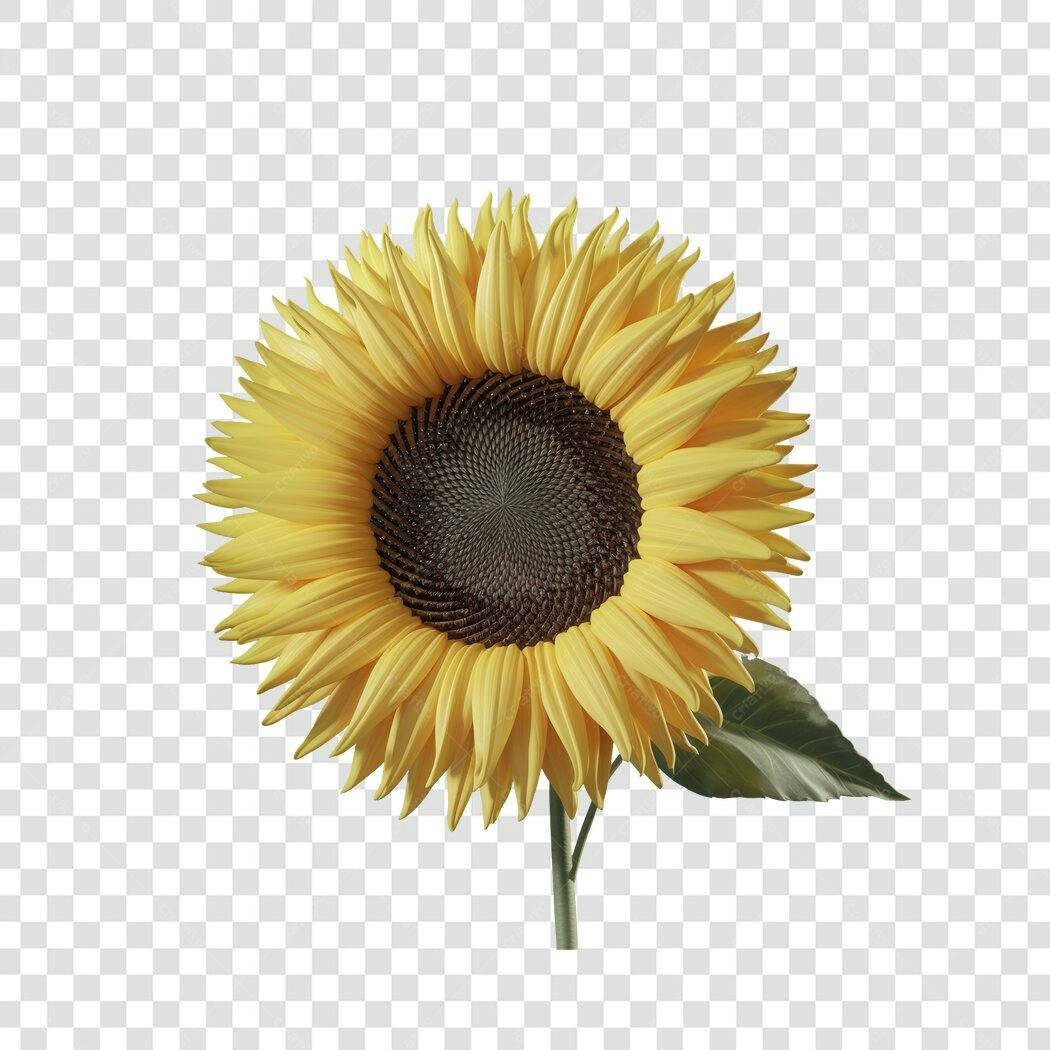 PNG Girassol para Post Instagram com fundo transparente