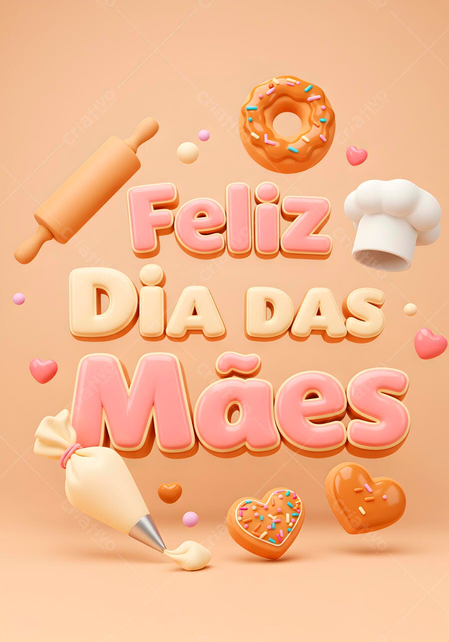 Feliz Dia das Mães Doces e Confeitaria