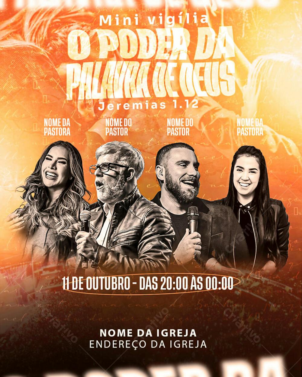 FLYER GOSPEL MINI VIGILIA