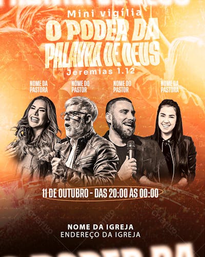 FLYER GOSPEL MINI VIGILIA