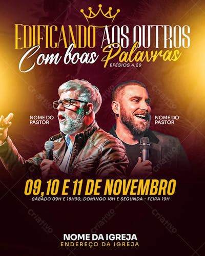 FLYER GOSPEL ANIVERSARIO DA IGREJA
