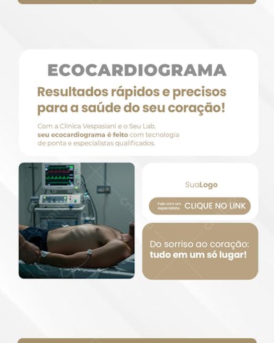 Social media do clinica médica ecocardiograma 01