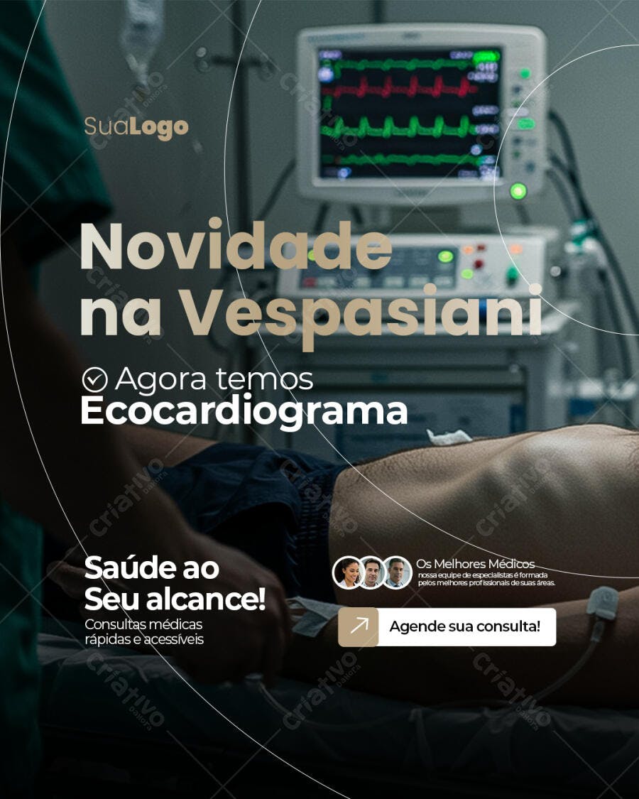 Postagem Anúncio Médico PSD Editável