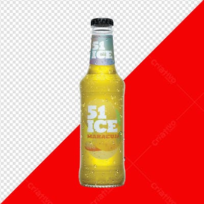 51 ICE MARACUJÁ GARRAFA PNG TRANSPARENTE SEM FUNDO