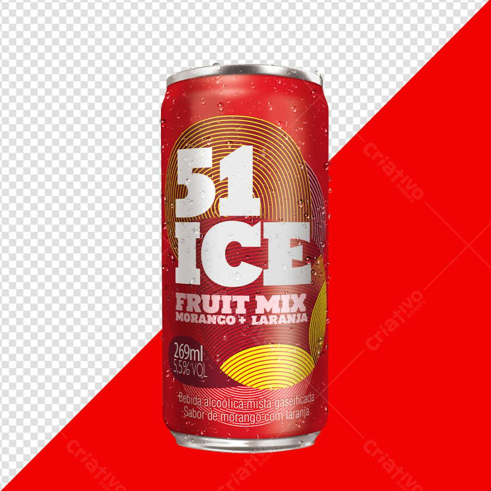 51 ICE FRUIT MIX LATA PNG TRANSPARENTE SEM FUNDO