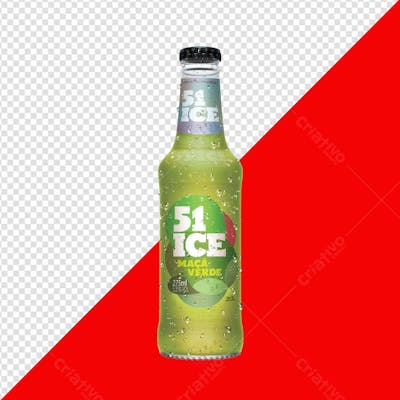 51 ICE MAÇÃ VERDE PNG TRANSPARENTE SEM FUNDO