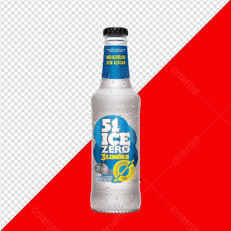 Mockup Garrafa Bebida PSD Editável