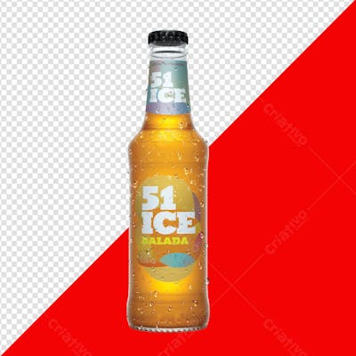 51 ICE BALADA GARRAFA PNG TRANSPARENTE SEM FUNDO
