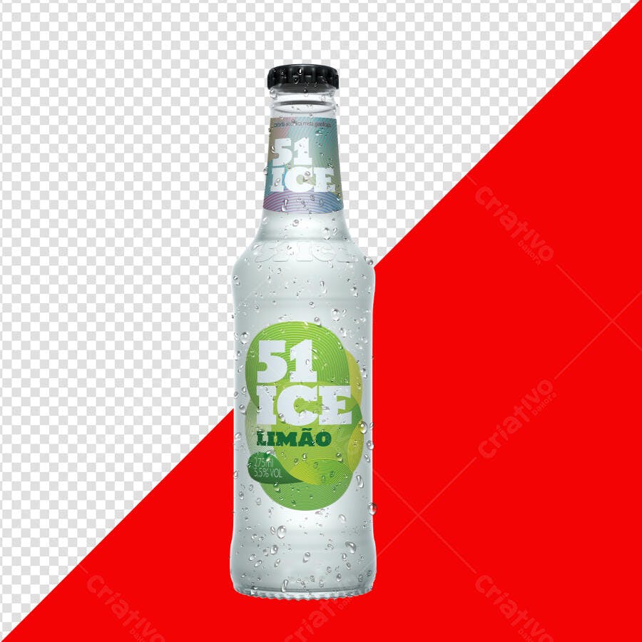 Mockup Garrafa Bebida PSD Editável