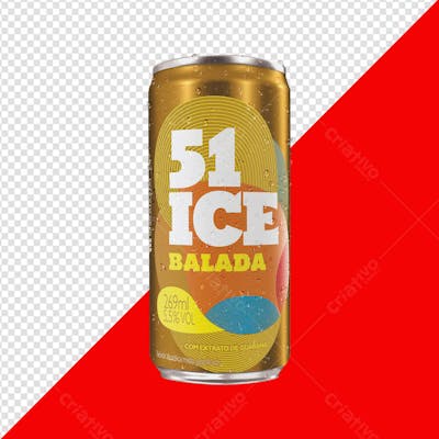 51 ICE BALADA LATA PNG TRANSPARENTE SEM FUNDO