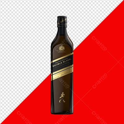 JHONNIE WALKER DOUBLE BLACK PNG TRANSPARENTE SEM FUNDO