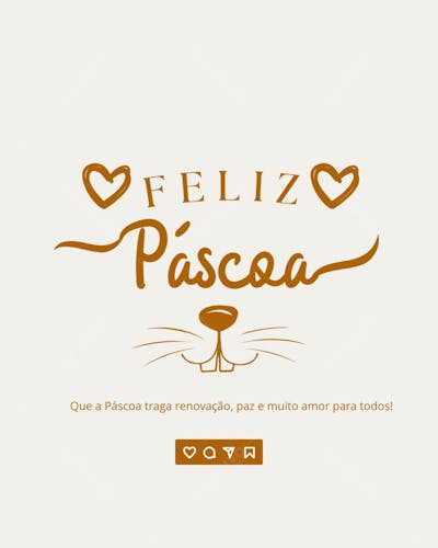 Post de Feliz Páscoa 