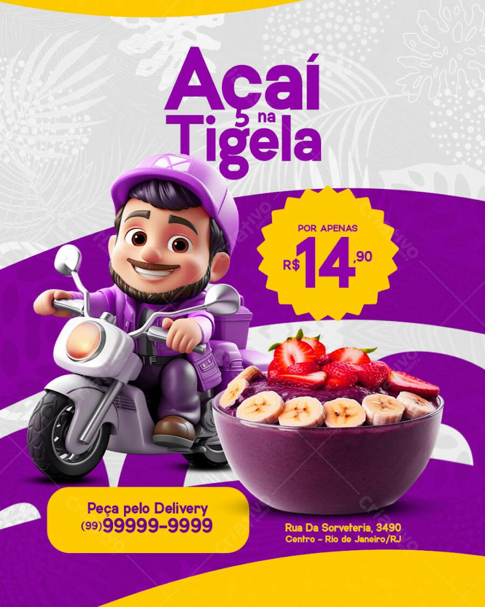 SORVETERIA E AÇAITERIA DELIVERY