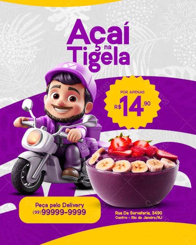 SORVETERIA E AÇAITERIA DELIVERY