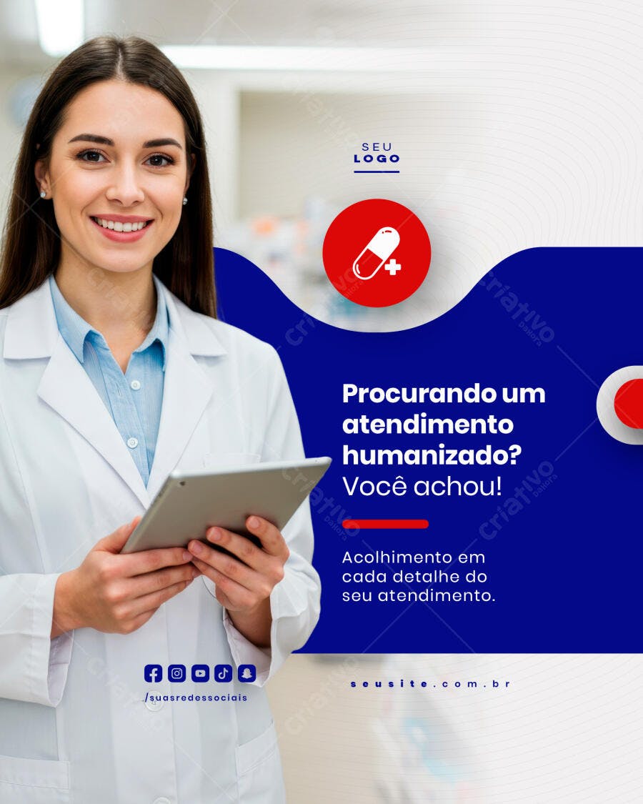 Banner Farmácia PSD Editável