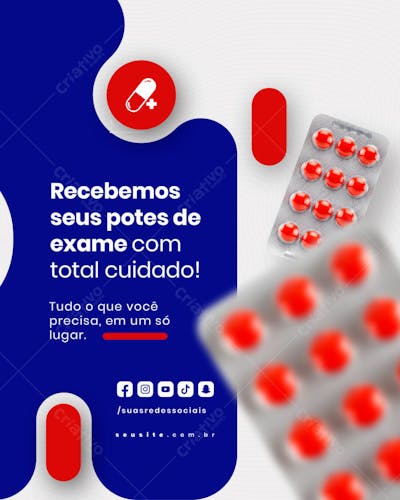 Farmácia Descontos Manipulados exames curativos social media editável (1)