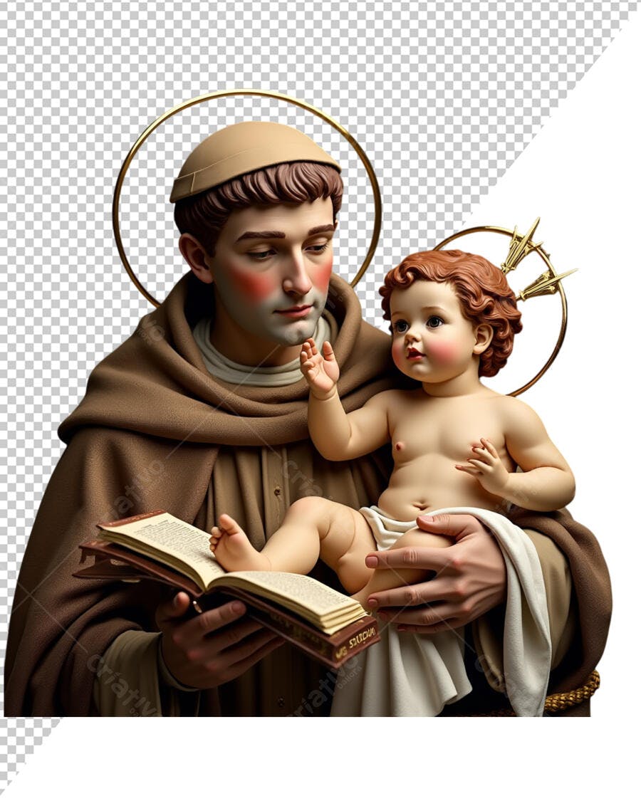Imagem Sagrada Família PSD Editável