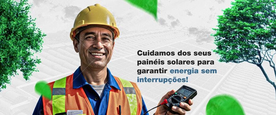 Banner Energia Solar PSD Editável