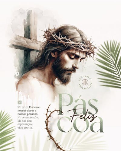 Social Media Pascoa Jesus Cristo 9