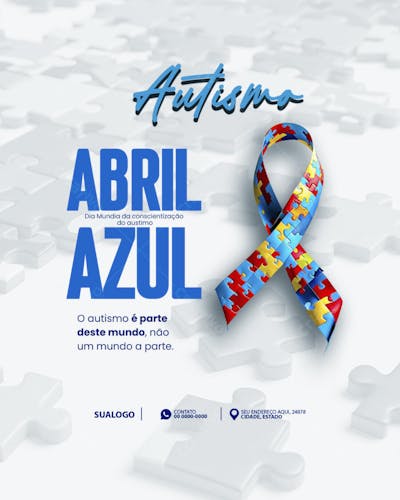 dia mundial do autismo vamos conscientizar 01