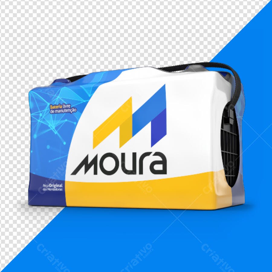 Embalagem para Bateria Moura PSD Editável