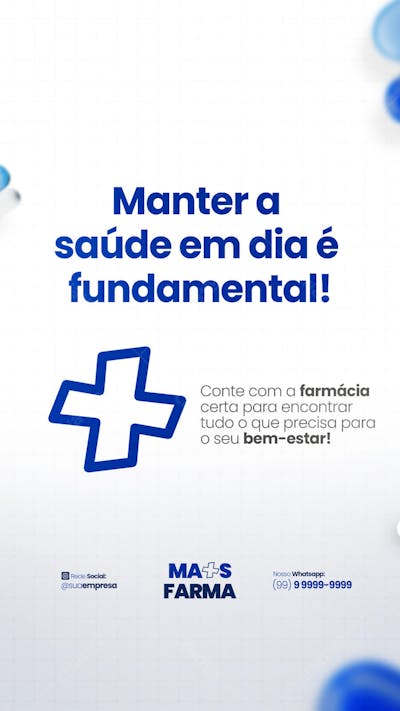 Farmácia Remédios Cápsula Formulas Medicamnetos Promoção Social Media PSD Editável (22)
