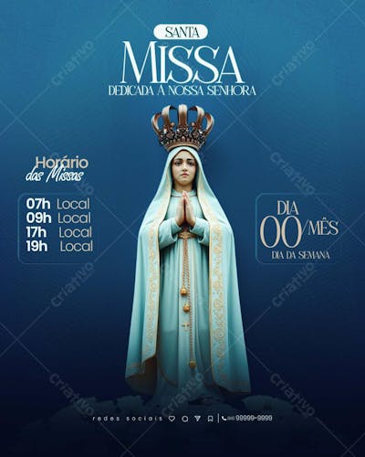 SANTA MISSA EM HONRA A MARIA