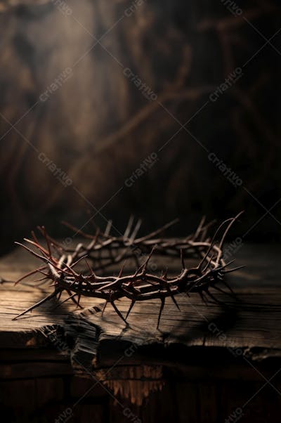 IMAGEM RELIGIOSA COROA DE ESPINHOS JESUS CRUCIFICADO SEMANA SANTA SEXTA FEIRA SANTA PAIXAO DE CRISTO  (1) copiar