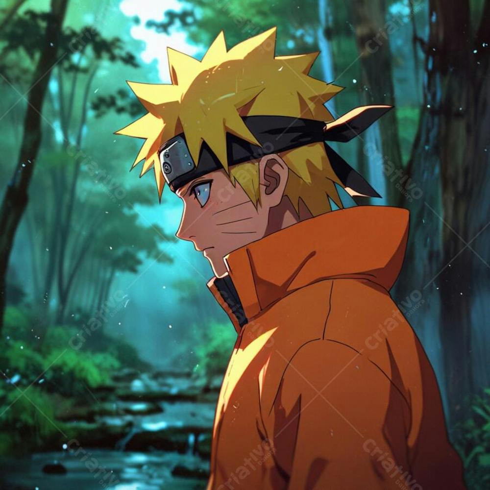 IMAGEM DO NARUTO DE LADO