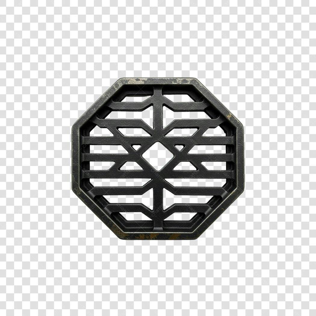 Logo PNG com fundo transparente Design Moderno Octagonal
