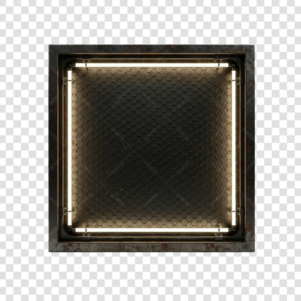 Banner industrial PNG com fundo transparente
