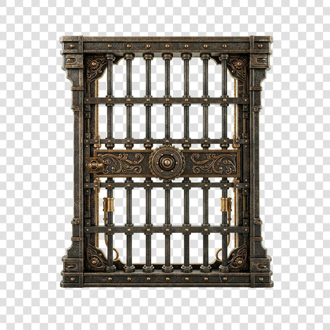 Mockup Porta de Cofre Estilo Vintage PNG com fundo transparente