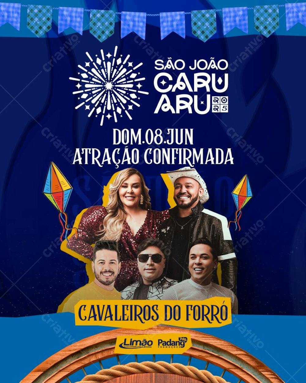 Atração Confirmada 08Jun São João de Caruaru - Cavaleiros do Forró
