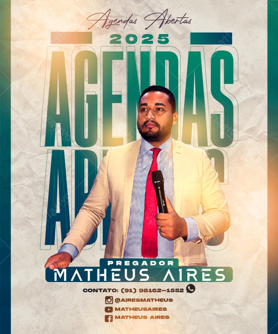 Flyer para Igreja PSD Editável
