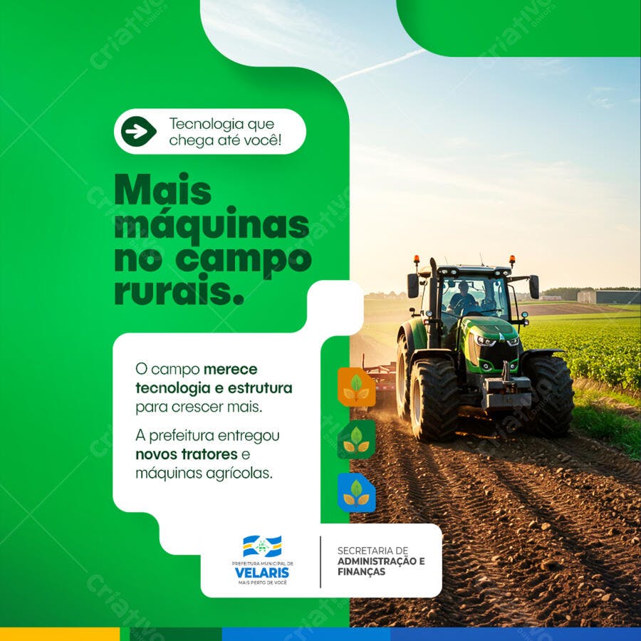 Postagem Agrícola PSD Editável