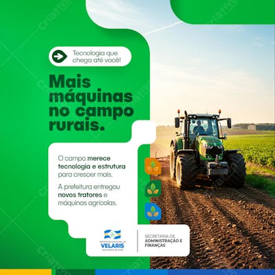 Prefeitura Pavimentação praça saúde campo rural máquinas Vagas aviso informe comunicado PSD (3)