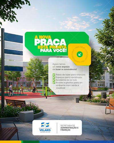 Prefeitura Pavimentação praça saúde campo rural máquinas Vagas aviso informe comunicado PSD (12)