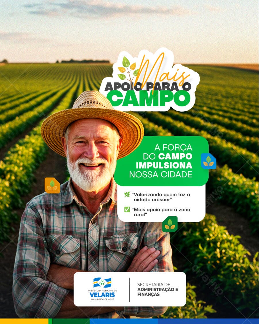 PSD para Campanha Agricultura Familiar PSD Editável