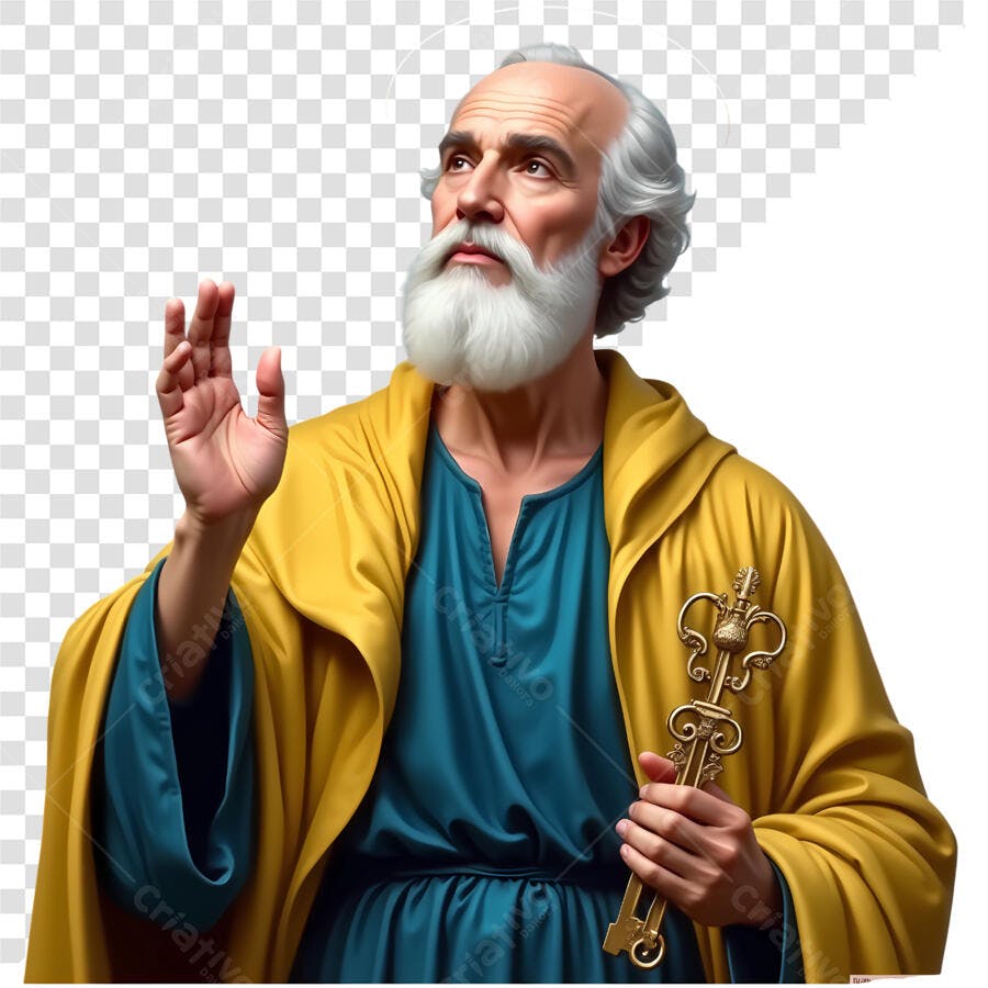 Imagem de São Pedro PSD Editável