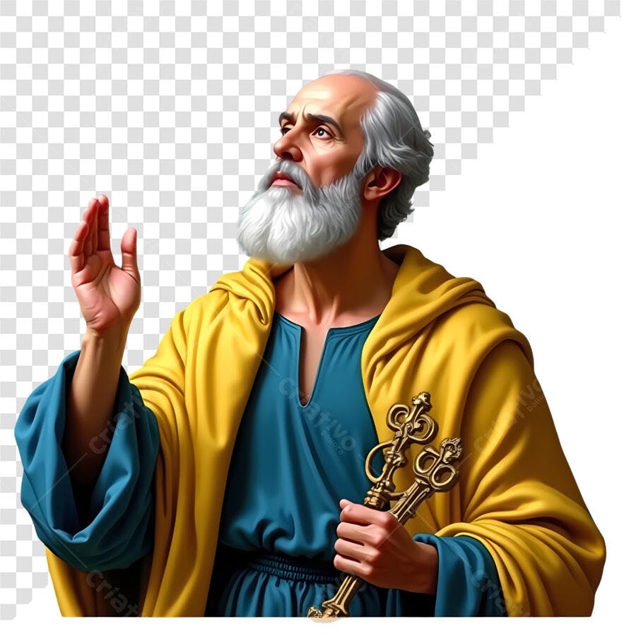 Imagem de São Pedro PSD Editável